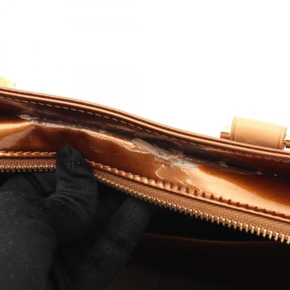 LOUIS VUITTON Brown Leather Tote Bag - Picture 6 of 10